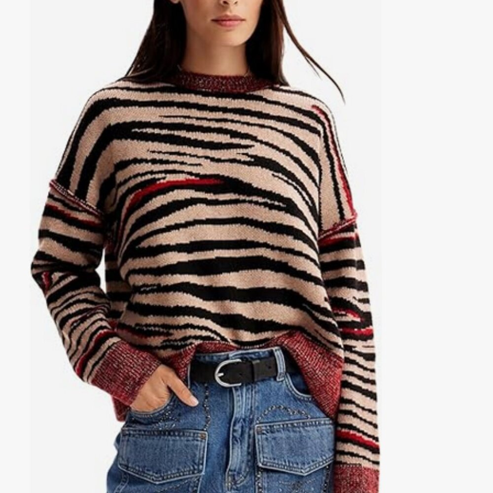 DESIGUAL Zebra Sweater